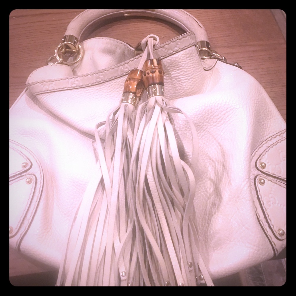 Gucci white bag